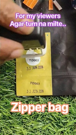 batch code and expiry date for printed plastic bag easy solution #batchcoding #expirydate #stamp