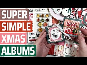 The PERFECT Christmas Mini Album Tutorial ✿ in Minutes!!