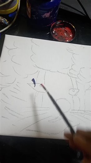 Retrodibujo | Pinté este cuadro del meme del Gato Payaso Llorando. Mide 20x20 CM, listo para entrega inmediata, si deseas obternerlo no dudes en... | Instagram