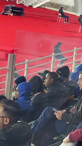 Mwalimu and Fei Toto watch on from the VIP stands after missing out on tonight’s match. 👀🎟️ #AFCON2025 #AFCONwithMicky | Micky Jnr African Football Journalist