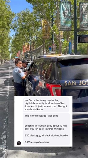 3:52 pm SJPD and Sheriffs looking for an active shooter in Downtown San Jose. We have exclusive video footage for our subscribers | East Side San Jose Times