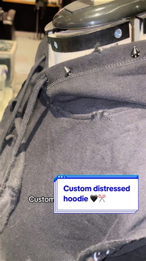 Custom Distressed Hoodie for Unique Wardrobe