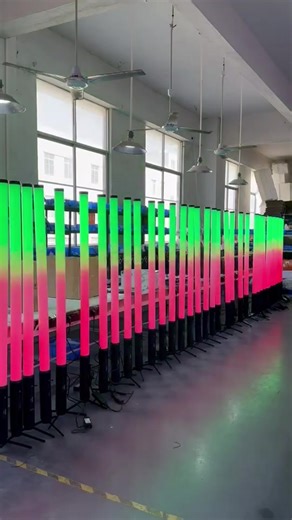360tubes battery operated wireless waterproof pixel mapping led tube light finish assembly in factory