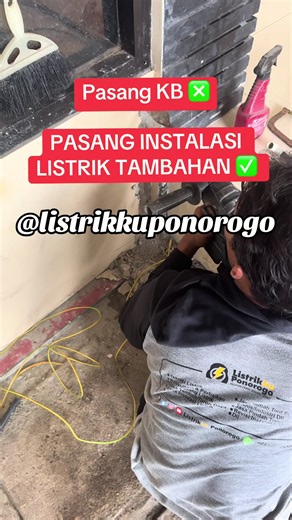 Pasang Instalasi Listrik Tembok Profesional di Ponorogo