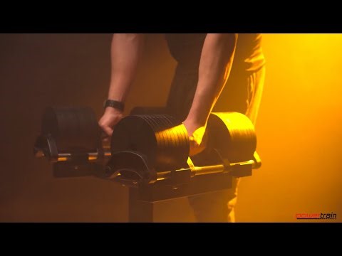 Powertrain EON 36kg Dial-Up Adjustable Dumbbells Home Gym Weights