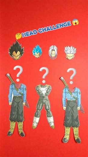 future trunks💥 Evolution|| wrong❌ head's challange ❓#animeedit