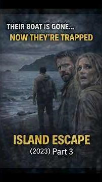 Island Escape (2023) Part 3 | The Boat Is Gone… Now They’re Trapped 😱 | Movie Recap #shorts
