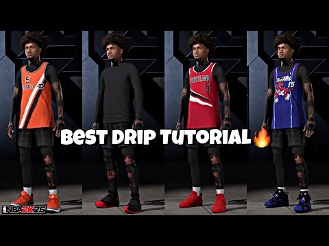 NBA 2K24 Best Drip Tutorial!!🔥 **Drippy Fits**