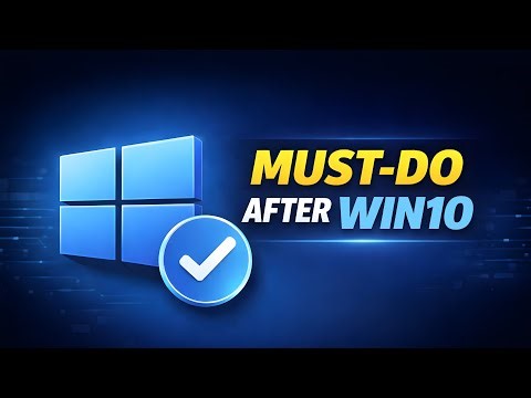 👨‍💻Things You MUST Fix After Installing Windows 10 (2026) ✅
