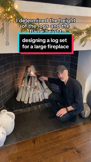 Do you prefer wood burning or gas log set? #fireplace #fireplacereno #fireplacesurround #gasfireplace