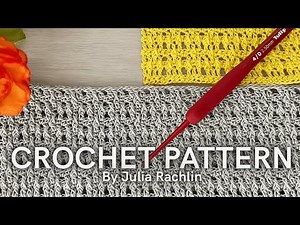How to Crochet a Textured Pattern (In the Round + Turning Rows)