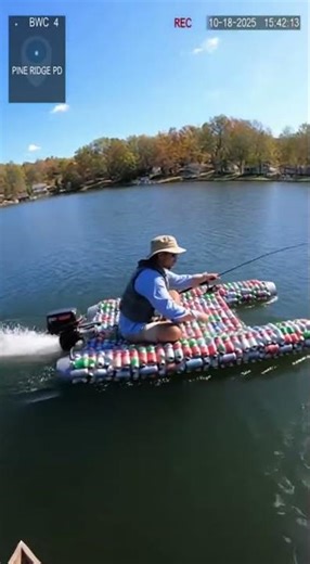 DIY BOAT Fail: He Built It Out of Soda Cans 🤯