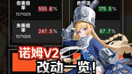 『3.0』诺姆V2 技能/影画 改动一览！拐力削爆，更加彻底的副C😨【绝区零3.0前瞻】