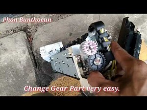 How To Fuser Drive Gear Replacement Canon IR 2525/2520/2535/2530