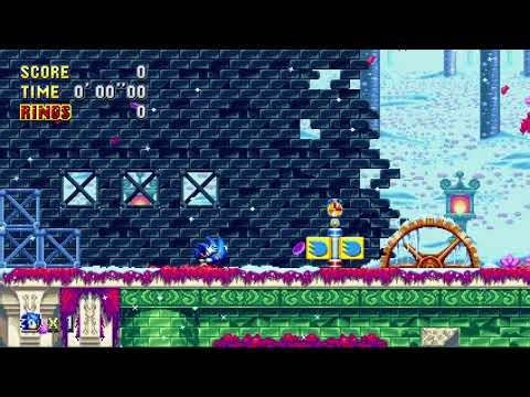 Sonic dances to Press Garden Zone: Act 2