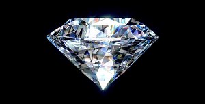 Animated Brilliant Diamond Rotation Loop