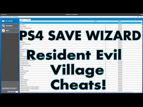Resident Evil Village - Max Lei, Max Ammo, Max Crafting, Max Lock Picks Cheats | PS4 Save Wizard
