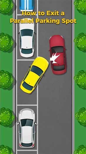 How to Exit a Tight Parking Spot 🚗💥#driving #parking #parkingtips #defensivedriving