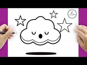 Comment dessiner un nuage ☁️ | Dessin facile pour débutants