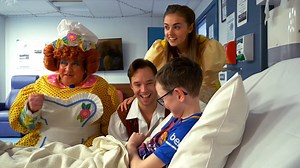 5.2K views · 146 reactions | There was magic in the air at the Royal Belfast Hospital for Sick Children as young patients got a big Christmas surprise from the cast of Jack & The Beanstalk! The Dale Farm team were on hand with ice cream and gifts for the children to brighten their day  #DaleFarm | Dale Farm | Facebook