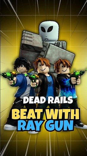 BEATING Dead Rails With Ray Guy 🤯🔥 #deadrails #shorts #roblox
