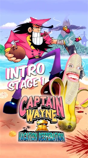 🏝️Captain Wayne ⚓Vacation Desperation!🏝️ #gameplay #shortvideo #shortsfeed #short #shorts #gaming