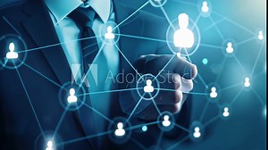 Human resource network structure concept Effective organizational structure.