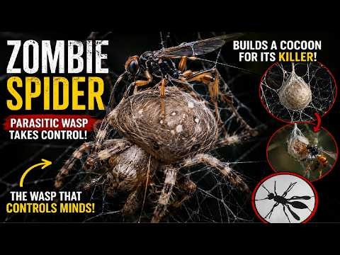 This Wasp Controls a Spider's Mind Before Killing It |