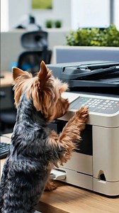 75K views · 1.3K reactions | Yorkie's getting printer output. Coma Yorkie | Coma Yorkie | Facebook