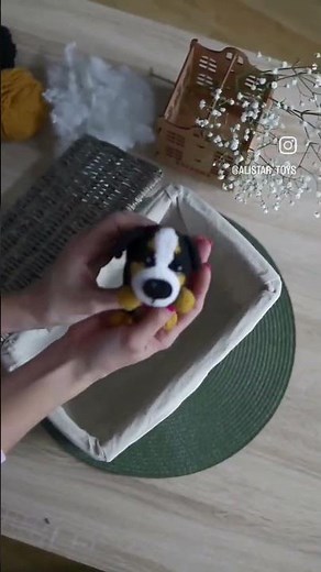 It's Magical! Easy made amigurumi Bernese mountain dog crochet pattern, amigurumi toys