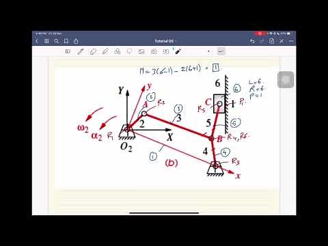 Position Analysis of Mechanisms-Robotics |Tutorial 5A | Mechanical Department | 2nd year 1st term