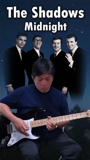 Midnight - The Shadows - Instrumental guitar cover by Pedro Dela Cruz