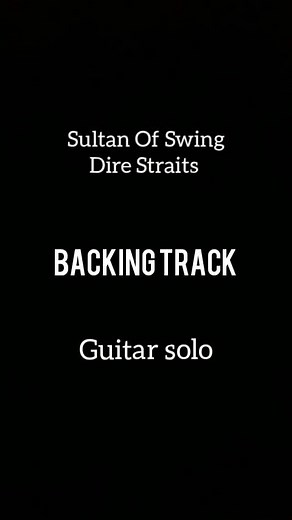Sultan Of Swing - Dire Straits Guitar Duet Backing Track