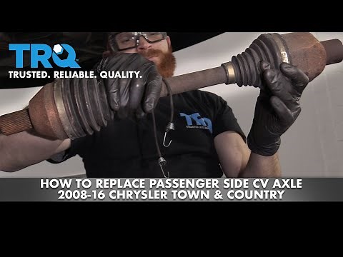 How to Replace Passenger Side CV Axle 2008-16 Chrysler Town & Country