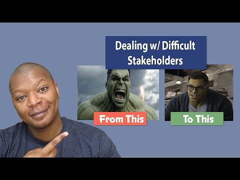 Business Analyst Interview Questions and Answers: "How would you deal with a difficult stakeholder?"