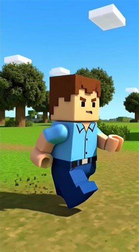Lego Minecraft Met Notch #minecraft #animation #minecraftanimation #dream