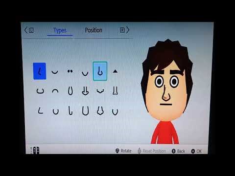 Making a Mii of Skull from "Monster House."