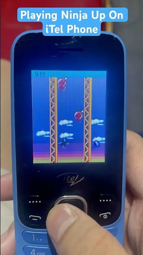 Playing Ninja Up on iTel Phone #iTel #iTelPhone #NinjaUp #Game #Shorts