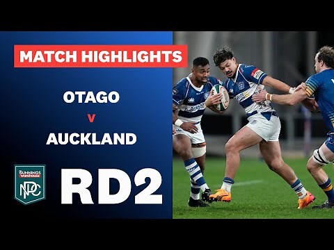 RD 2 HIGHLIGHTS: Otago v Auckland (Bunnings NPC 2024)