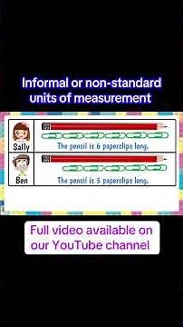 Informal or Non-standard units of measurement