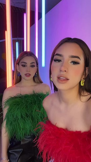Colorful Fashion Showcase: Feathered Looks for Young Adults