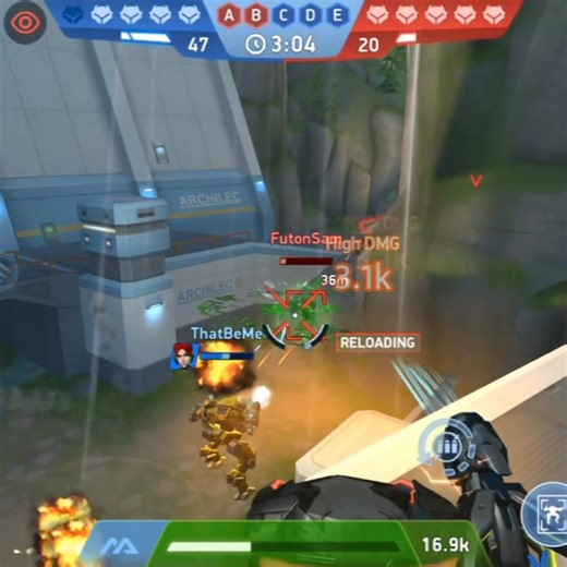 pod gun 8 😲✅💯 #mecharena #gaming #teammech #mobilegame #games #mecharenagameplay