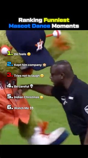 Ranking Funniest Mascot Dance Moments 🕺😁 #ranking #mascot