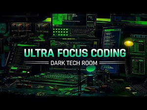 Ultra Focus Coding | Dark Tech Room