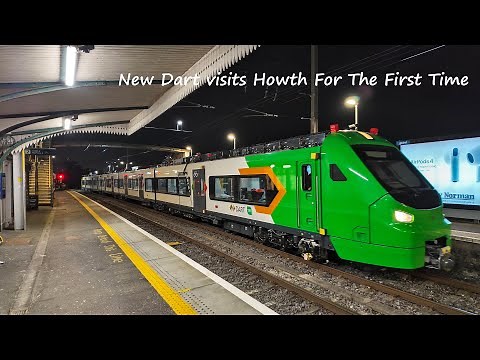 First visit of the New Dart to Howth - Including night testing on the Howth Branch