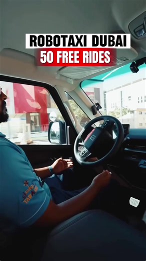 Experience Driverless Taxi Rides in Dubai for Free