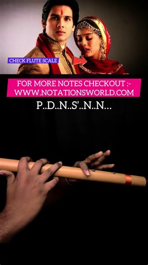 Milan Abhi Aadha Adhura Hai Flute Cover + Notes | Vivah | #oldsong #flutenotes #flutetutorial #flute