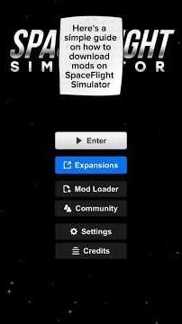 This Is How To Install Mods In Spaceflight Simulator Mobile Version #spaceflightsimulator #tutorial