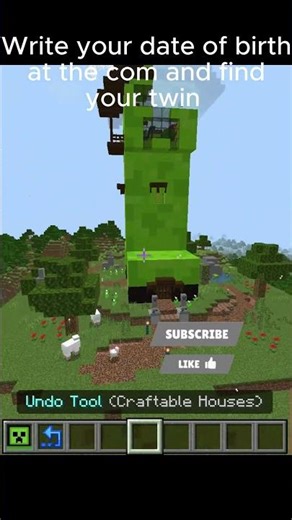 Creeper house #minecraft #gaming #minecraftbuilding #minecraftbeauty #creeper #house