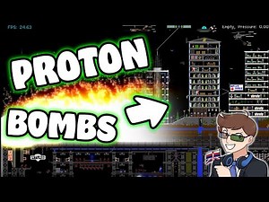 MELTING CITIES with PROTON BOMBS in The Powder Toy